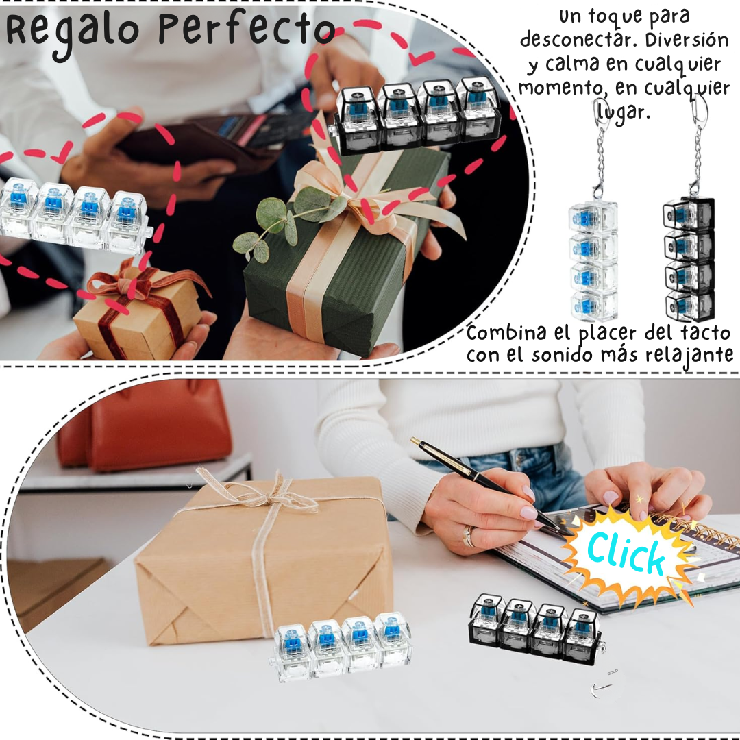 Llavero Teclado Anti Estrés